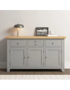 Windsor 3 Door 3 Drawer Sideboard - Pebb | Murphy Furniture