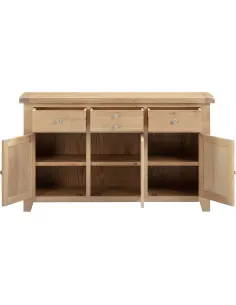 Windsor 3 Door 3 Drawer Sideboard - Natu | Murphy Furniture 2