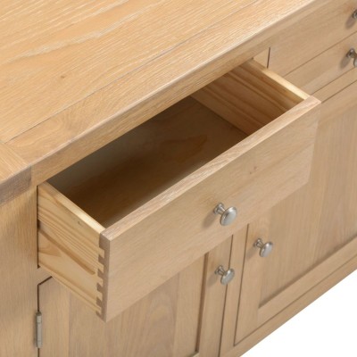 Windsor 3 Door 3 Drawer Sideboard - Natu | Murphy Furniture