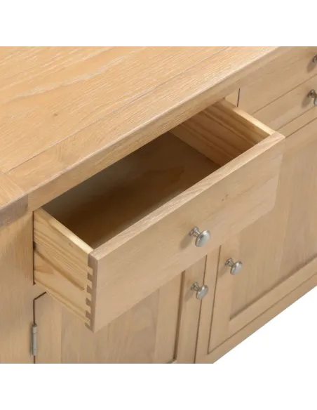 Windsor 3 Door 3 Drawer Sideboard - Natu | Murphy Furniture