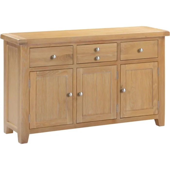Windsor 3 Door 3 Drawer Sideboard - Natu | Murphy Furniture