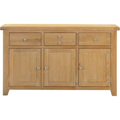 Windsor 3 Door 3 Drawer Sideboard - Natu | Murphy Furniture