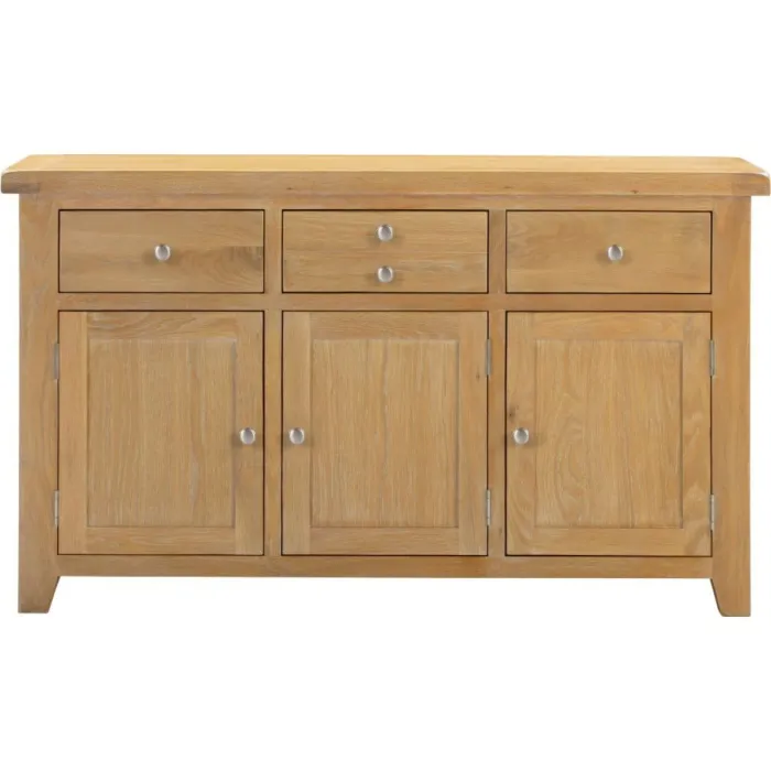 Windsor 3 Door 3 Drawer Sideboard - Natu | Murphy Furniture