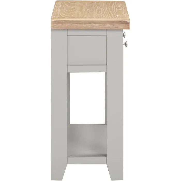Windsor 2 Drawer Console Table - Pebble | Murphy Furniture
