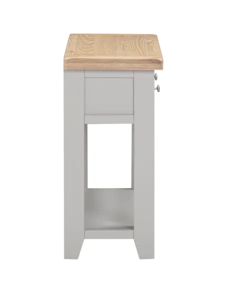 Windsor 2 Drawer Console Table - Pebble | Murphy Furniture