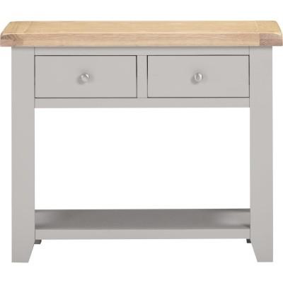 Windsor 2 Drawer Console Table - Pebble | Murphy Furniture
