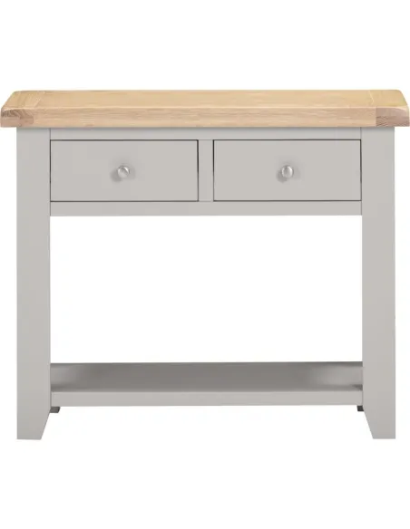 Windsor 2 Drawer Console Table - Pebble | Murphy Furniture