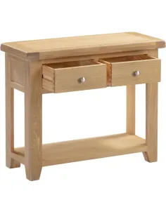 Windsor 2 Drawer Console Table - Natural | Murphy Furniture 2