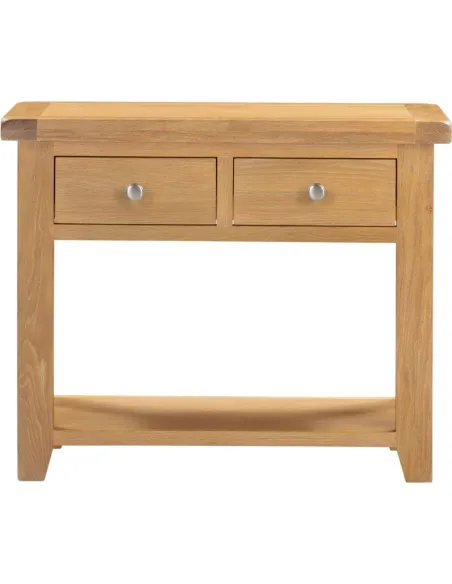 Windsor 2 Drawer Console Table - Natural | Murphy Furniture