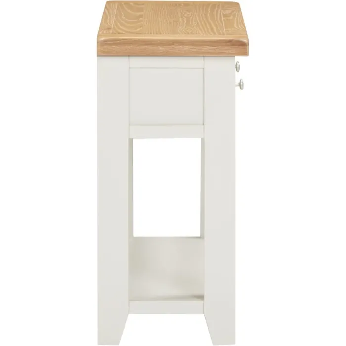 Windsor 2 Drawer Console Table - Ivory/O | Murphy Furniture