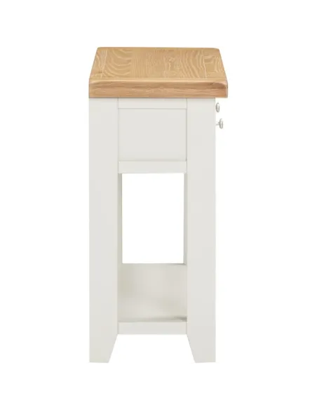 Windsor 2 Drawer Console Table - Ivory/O | Murphy Furniture