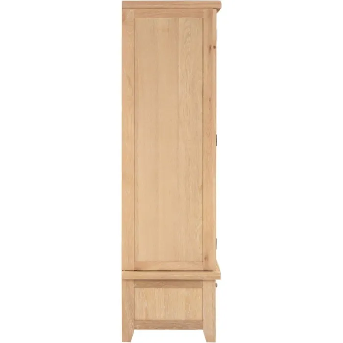 Windsor 2 Door 1 Drawer Wardrobe - Natur | Murphy Furniture