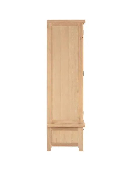Windsor 2 Door 1 Drawer Wardrobe - Natur | Murphy Furniture