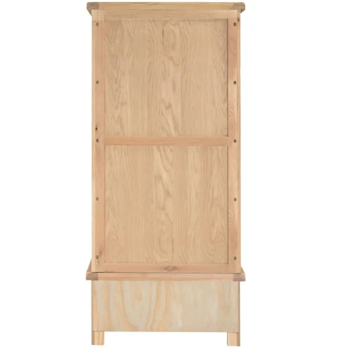 Windsor 2 Door 1 Drawer Wardrobe - Natur | Murphy Furniture