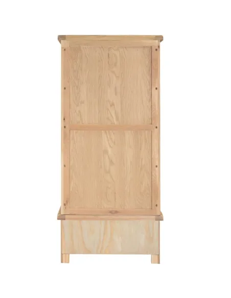 Windsor 2 Door 1 Drawer Wardrobe - Natur | Murphy Furniture