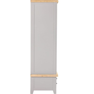 Windsor 2 Door 1 Drawer Wardrobe - Pebbl | Murphy Furniture
