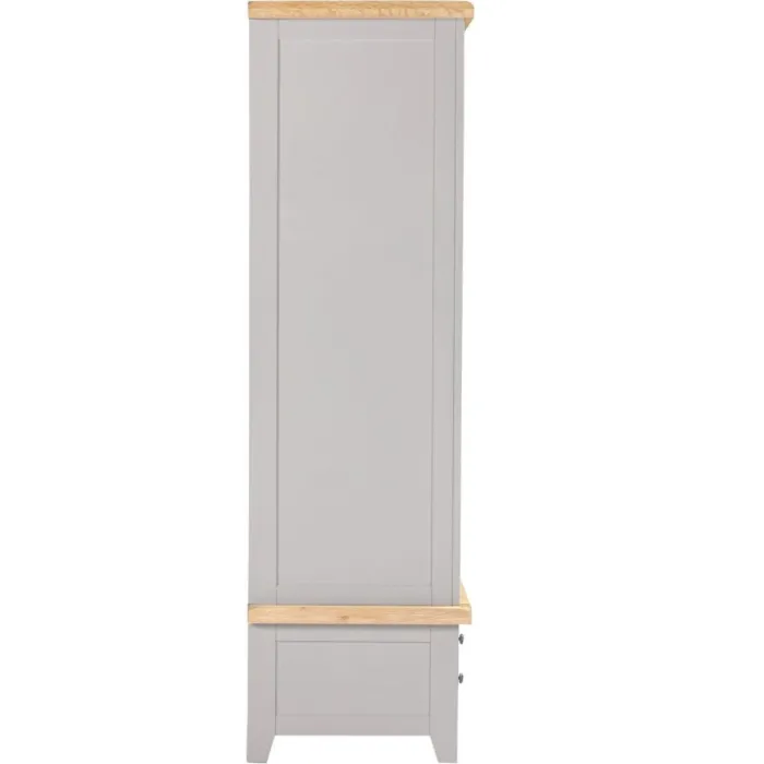 Windsor 2 Door 1 Drawer Wardrobe - Pebbl | Murphy Furniture
