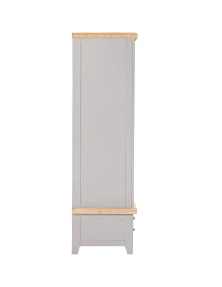Windsor 2 Door 1 Drawer Wardrobe - Pebbl | Murphy Furniture