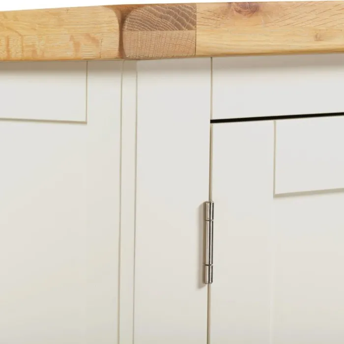 Windsor 2 Door 1 Drawer Wardrobe - Ivory | Murphy Furniture