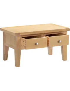 Windsor 2 Drawer Coffee Table - Natural | Murphy Furniture 2