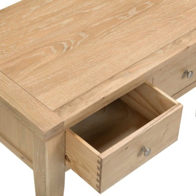 Windsor 2 Drawer Coffee Table - Natural | Murphy Furniture