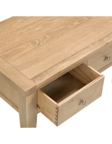Windsor 2 Drawer Coffee Table - Natural | Murphy Furniture