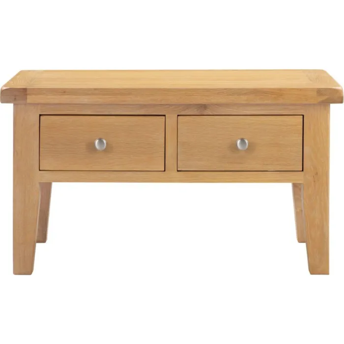 Windsor 2 Drawer Coffee Table - Natural | Murphy Furniture