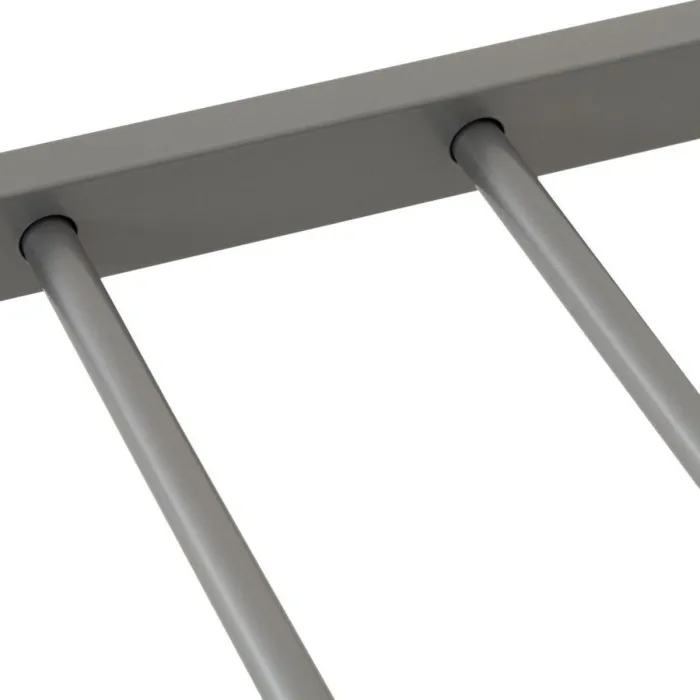 Harlow 3FT Bedframe - Silver | Murphy Furniture