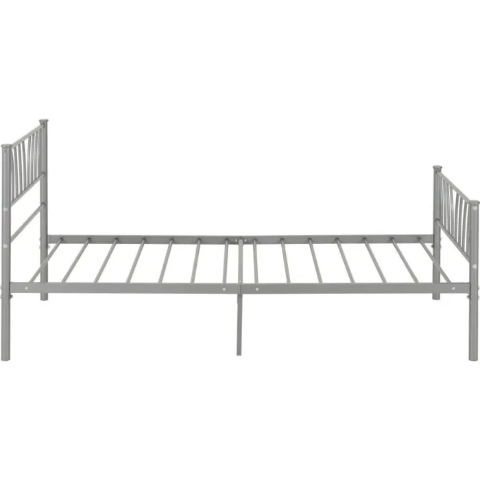 Harlow 3FT Bedframe - Silver | Murphy Furniture