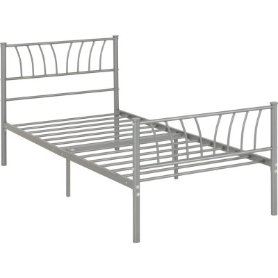 Harlow 3FT Bedframe - Silver | Murphy Furniture