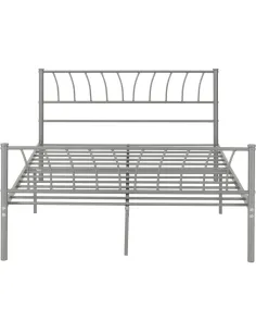Harlow 4FT6 Bedframe - Silver | Murphy Furniture 2