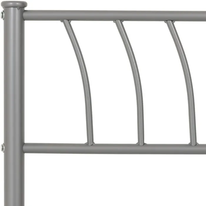 Harlow 4FT6 Bedframe - Silver | Murphy Furniture