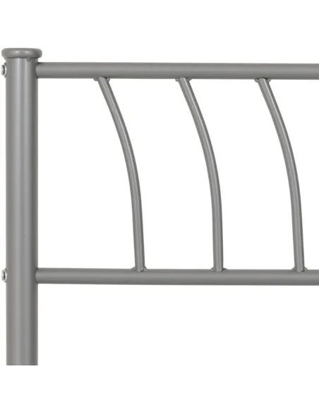 Harlow 4FT6 Bedframe - Silver | Murphy Furniture
