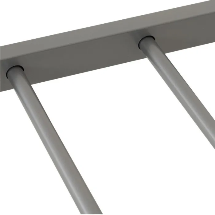 Harlow 4FT6 Bedframe - Silver | Murphy Furniture