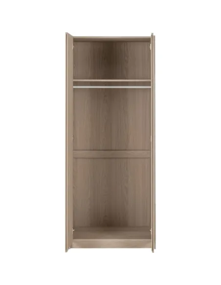 Paris 2 Door Mirrored Wardrobe - Smoked | Murphy Furniture