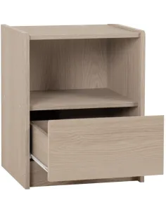 Paris 1 Drawer Bedside Locker - Smoked A | Murphy Furniture 2