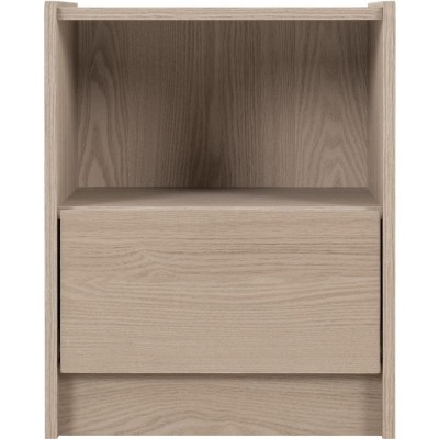 Paris 1 Drawer Bedside Locker - Smoked A | Murphy Furniture