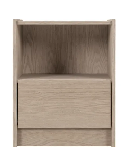 Paris 1 Drawer Bedside Locker - Smoked A | Murphy Furniture