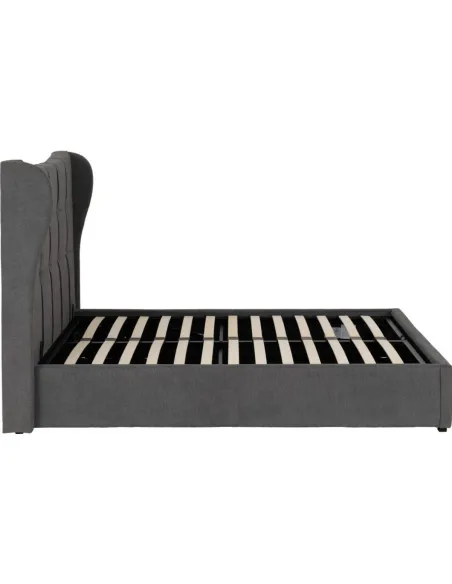 Verona 4FT6 Ottoman Bed - Grey Fabric | Murphy Furniture