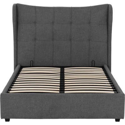 Verona 4FT6 Ottoman Bed - Grey Fabric | Murphy Furniture