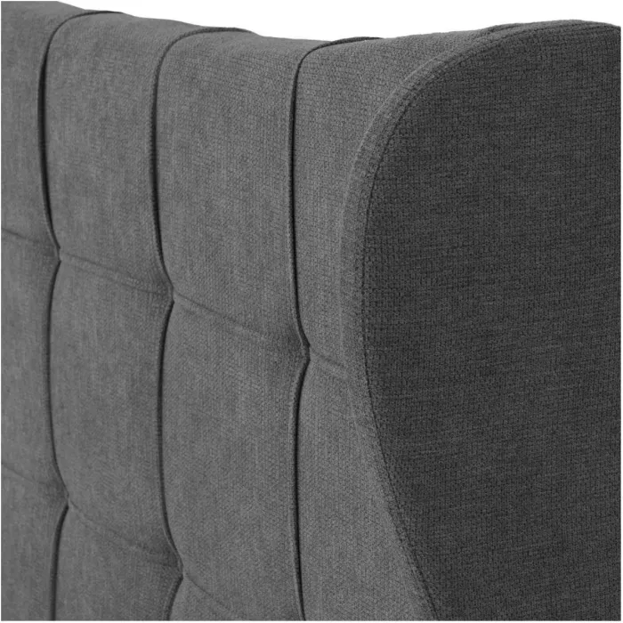 Verona 4ft6 Bed Set - Grey (Bed & Mattre | Murphy Furniture