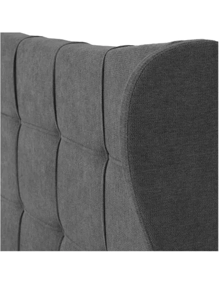 Verona 4ft6 Bed Set - Grey (Bed & Mattre | Murphy Furniture