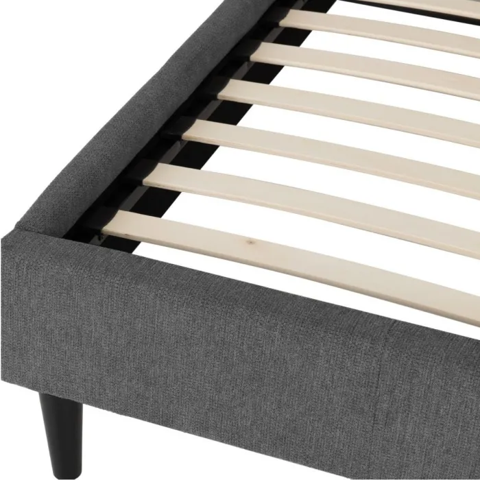 Verona 4ft6 Bed Set - Grey (Bed & Mattre | Murphy Furniture