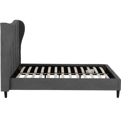 Verona 5FT Bed - Grey Fabric | Murphy Furniture
