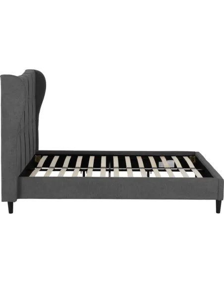 Verona 5FT Bed - Grey Fabric | Murphy Furniture
