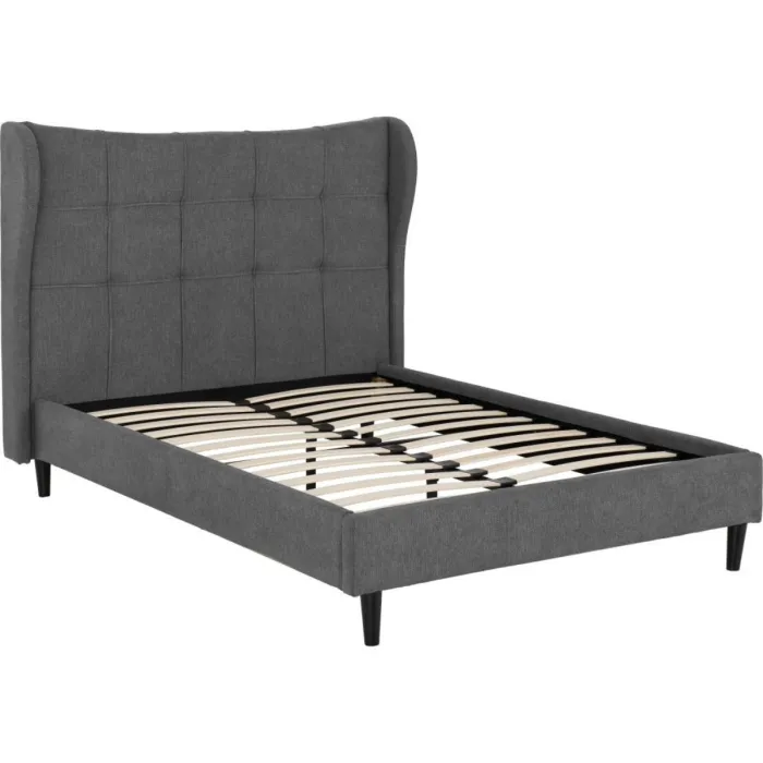 Verona 5FT Bed - Grey Fabric | Murphy Furniture
