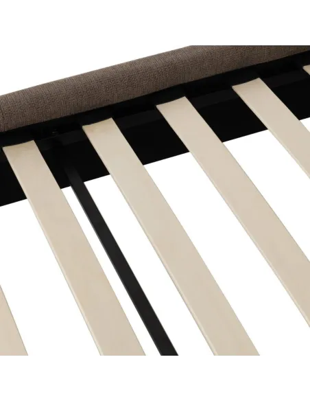 Verona 5FT Bed - Brown Fabric | Murphy Furniture
