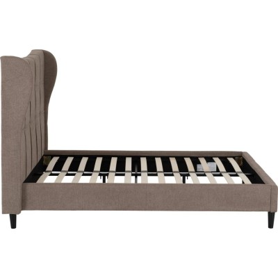 Verona 5FT Bed - Brown Fabric | Murphy Furniture