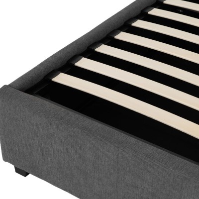 Verona 5FT Ottoman Bed - Grey Fabric | Murphy Furniture