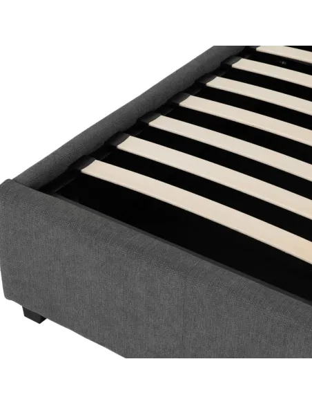 Verona 5FT Ottoman Bed - Grey Fabric | Murphy Furniture